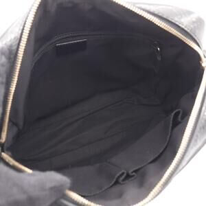 Gucci Diamante Black Leather Shoulder Canvas Bag